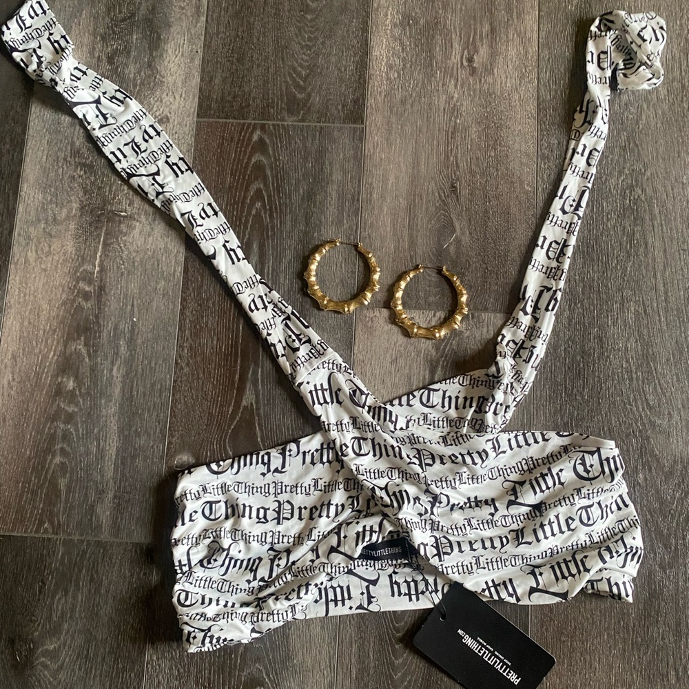 Pretty Little Thing Halter Bralet